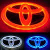 汽車4D豐田卡羅拉，凱美瑞，皇冠LED后車標(biāo)4D帶燈炫彩標(biāo)