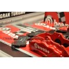 奔馳G500改裝brembo六活塞剎車，意大利進(jìn)口剎車改裝件